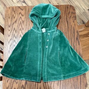 Kate Quinn Emerald Hooded Kids Cape
